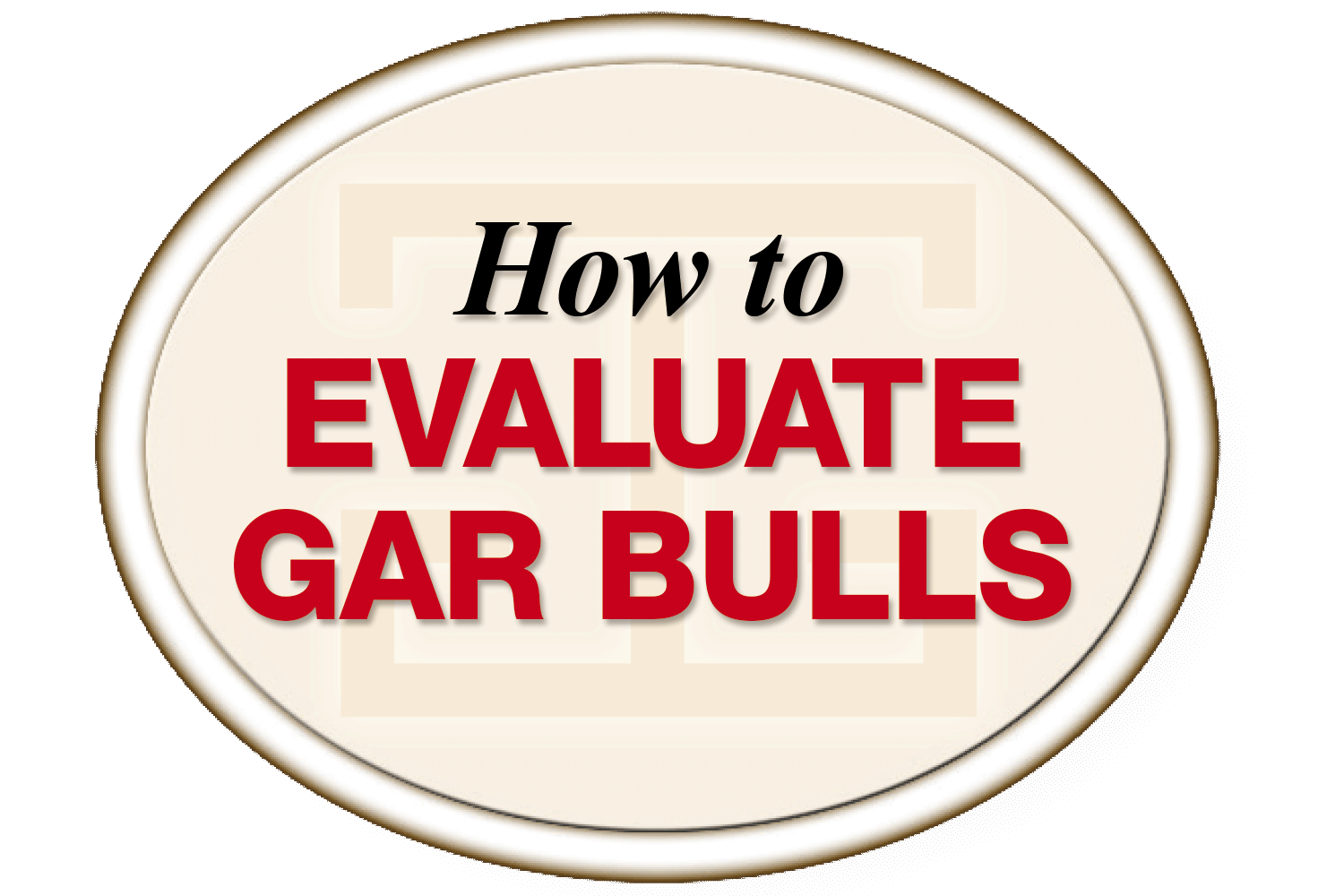 How to Evaluate Gardiner Bulls